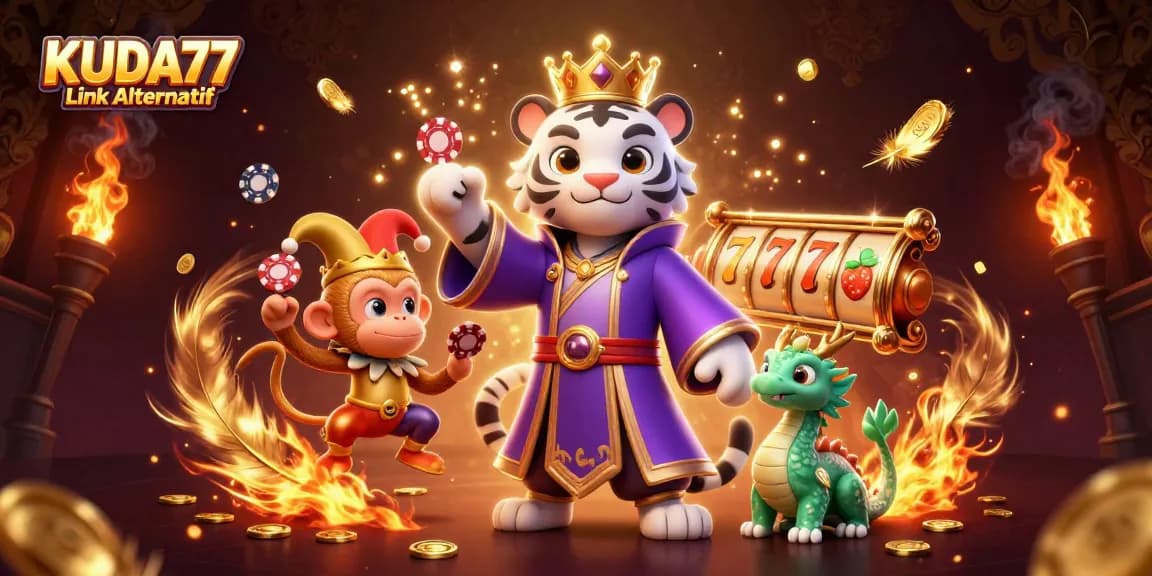 KUDA77 Link Alternatif: Menangkan hadiah dengan slot gacor dan nuansa kasino yang meriah.