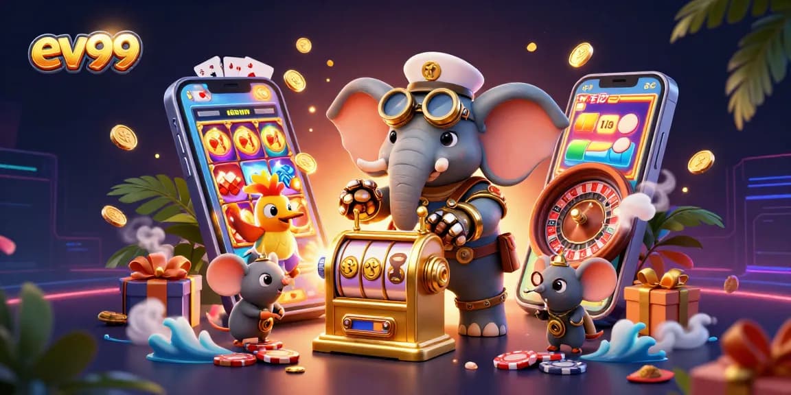Experience thrilling gameplay at ev99 with engaging slot machines and dynamic casino visuals.