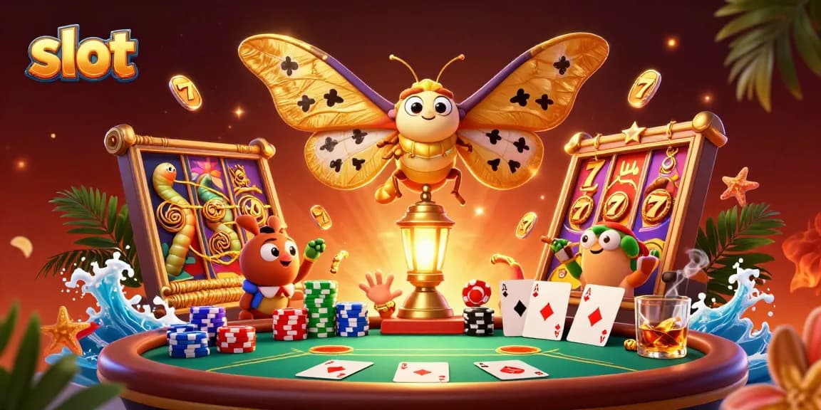 Experience thrilling slot action with vibrant 3D characters and casino elements.