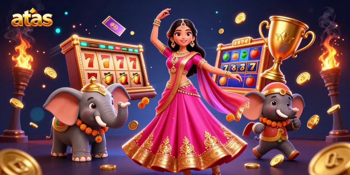 Spin the reels at atas casino with vibrant slot game graphics and enchanting characters in action.