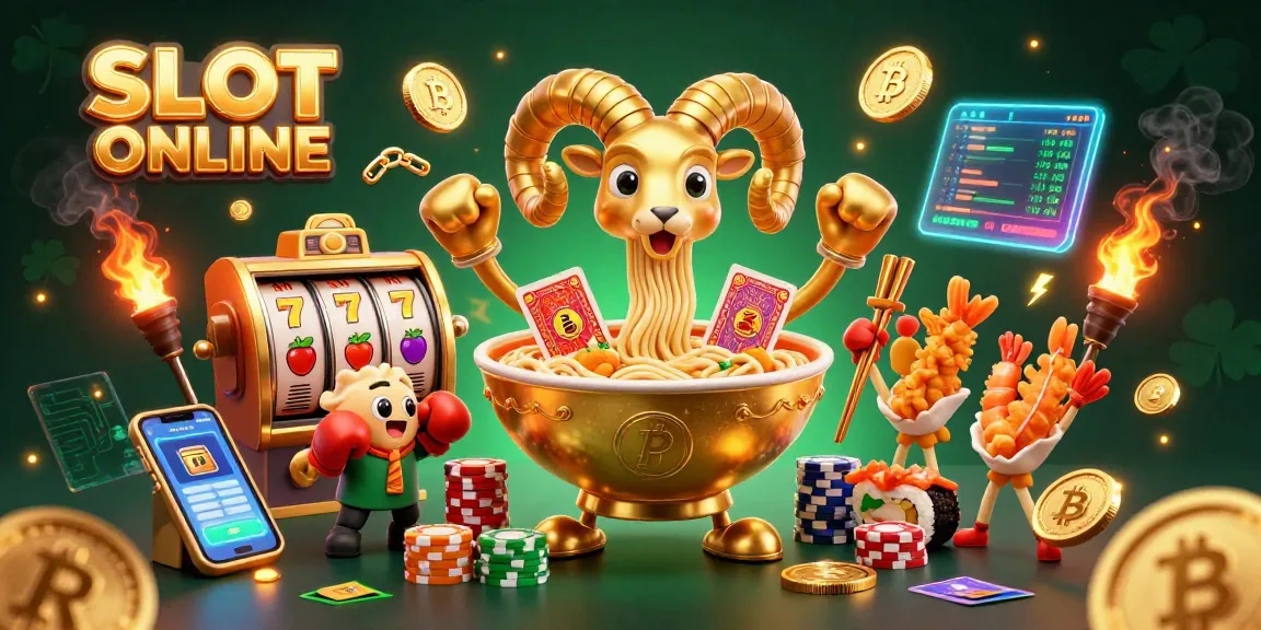 Rasakan keseruan bermain SLOT ONLINE dengan karakter kartun 3D, slot dan simbol keberuntungan yang ramai dan menarik.