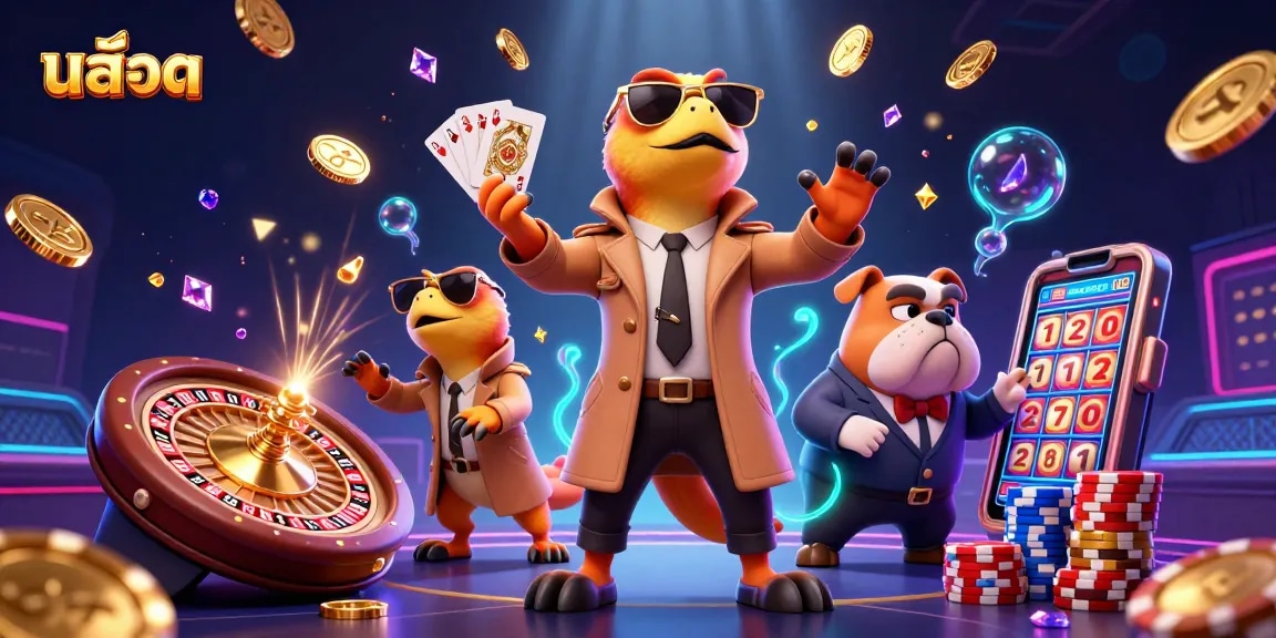 Play slots at the casino as raptors in disguise find their way into VIP lounges.