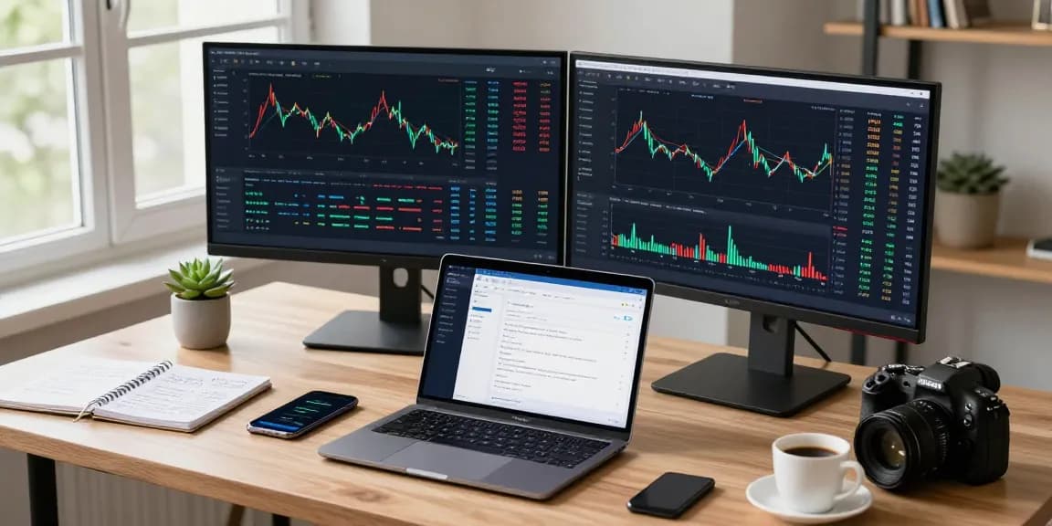 Play exchange cryptocurrency trading setup with live charts, digital wallet, and secure environment for effective blockchain investment.