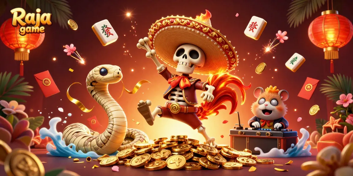 Win big with the Raja game featuring a vibrant celebration of casino themes and exciting characters.