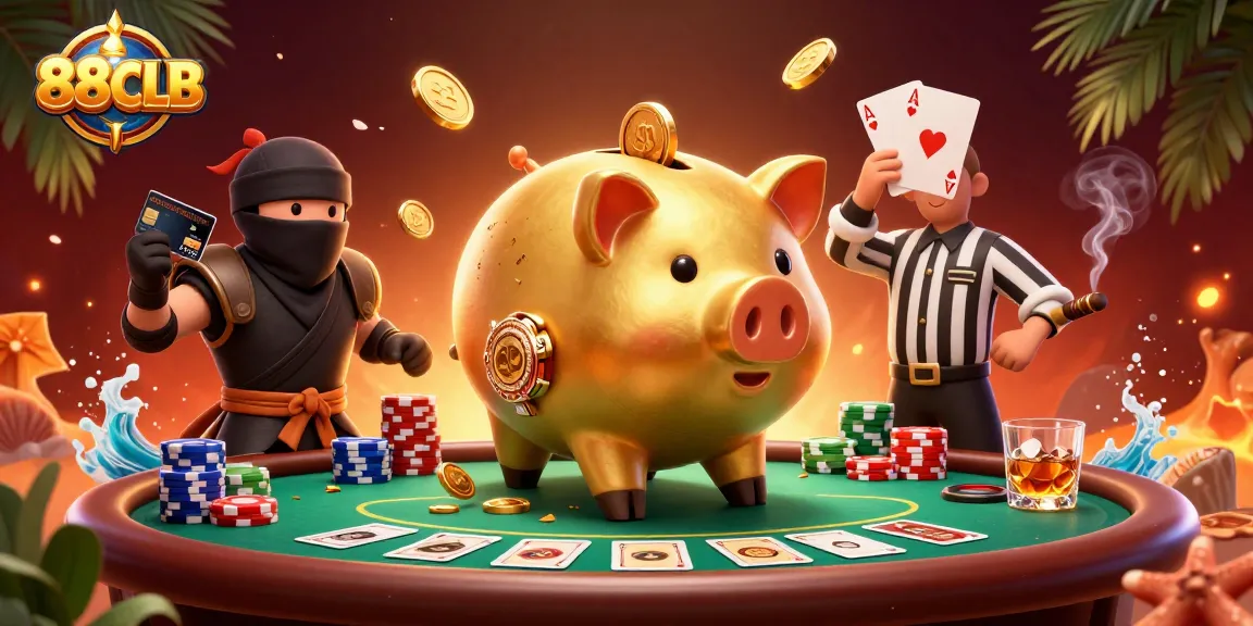 Engage with 88CLB's thrilling gaming experience featuring dynamic casino characters.
