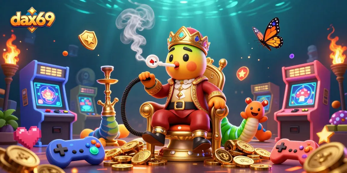 Dax69 memicu kemenangan dengan mesin slot yang berkilauan di backdrop permainan judi online yang menarik