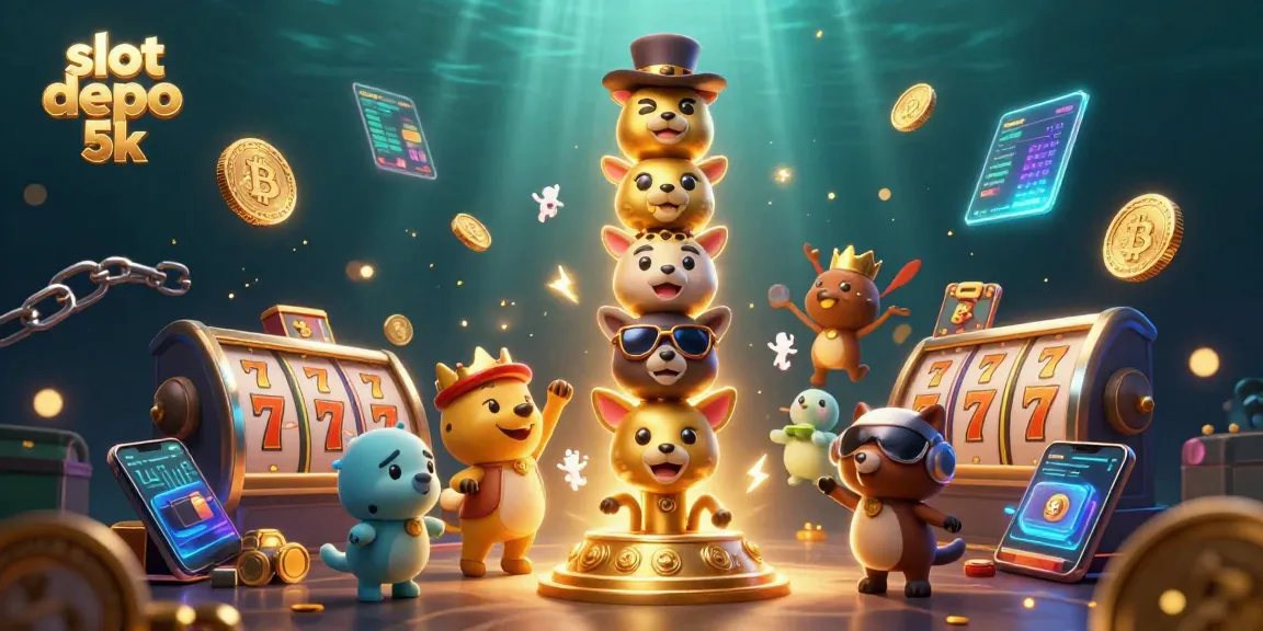 Experience thrilling slot depo 5k action with vibrant 3D characters and dynamic casino elements.