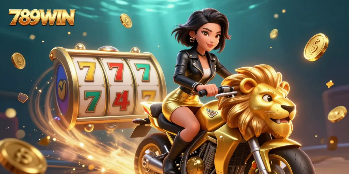 Experience the thrill of winning with 789WIN in a vibrant casino scene featuring dynamic slot reels.