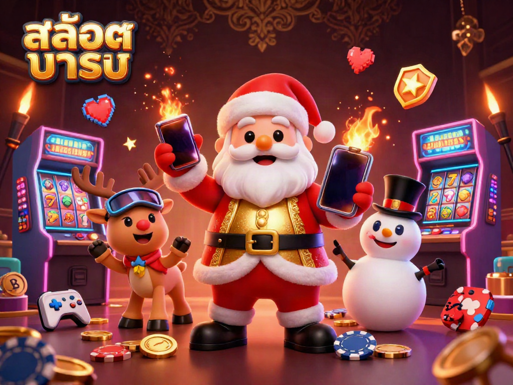 ร่วมสนุกไปกับ สล็อตมาแรง ในภาพ 3D ของซานตาคลอสและเพื่อนๆ ที่คาสิโน