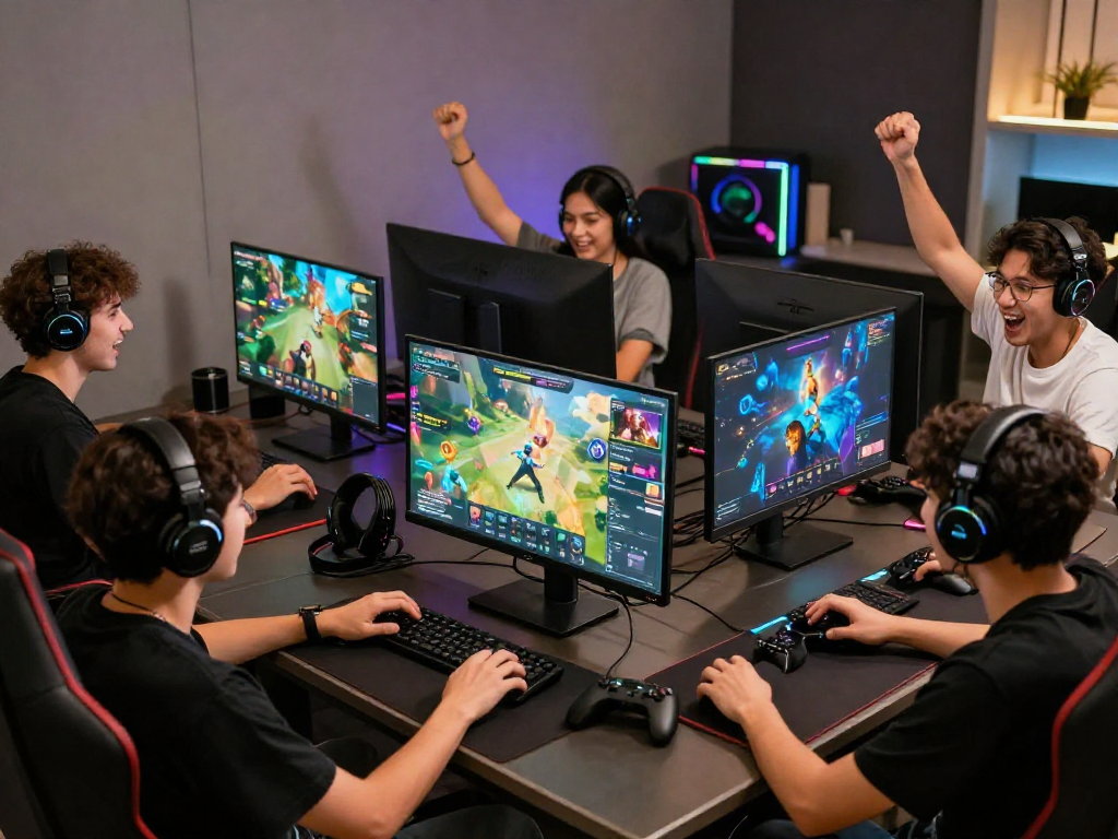 Engaging multiplayer gaming scene showcasing players enjoying diverse gameplay experiences together on mpocash.blog