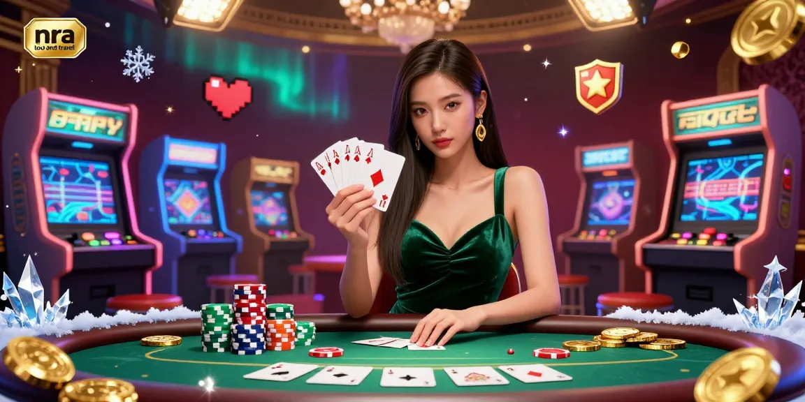 Engage in thrilling moments with nra tour and travel at the poker table with vibrant arcade gaming elements.