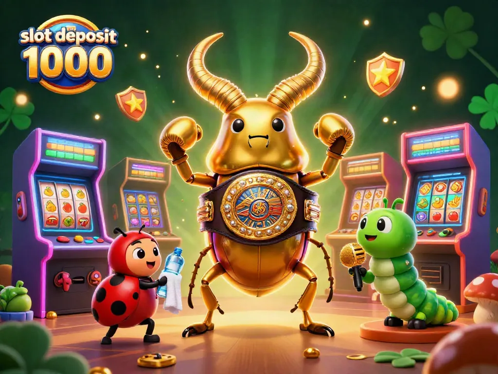 Experience thrilling gameplay with slot deposit 1000 featuring vibrant 3D characters and casino elements.