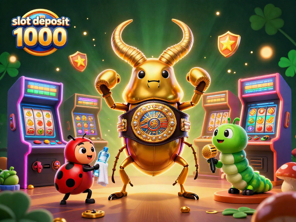 Experience thrilling gameplay with slot deposit 1000 featuring vibrant 3D characters and casino elements.