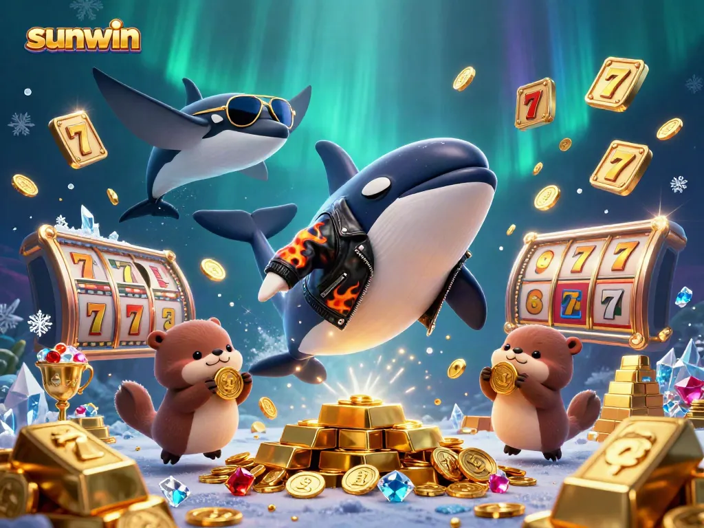 Experience thrilling jackpots and golden treasures with Sunwin's vibrant cartoon characters.