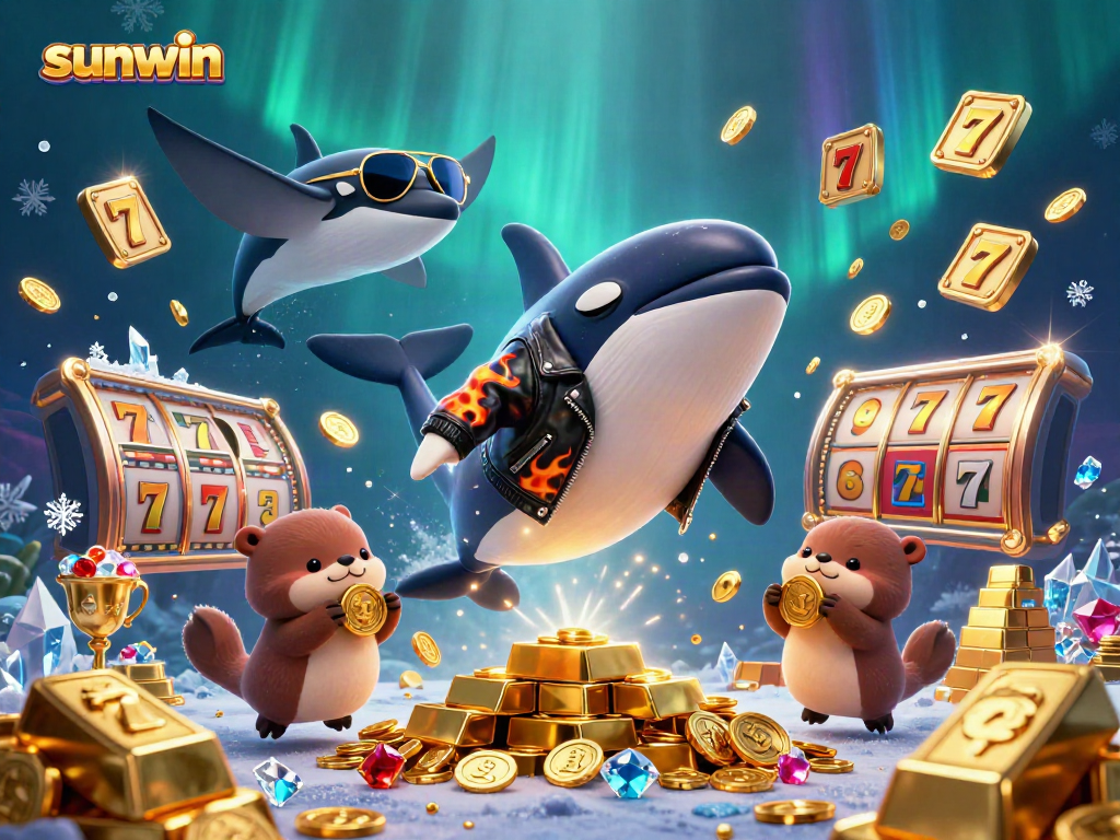 Experience thrilling jackpots and golden treasures with Sunwin's vibrant cartoon characters.
