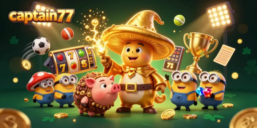 Join the magic of captain77 with enchanting treasure hunts in a vibrant casino setting.