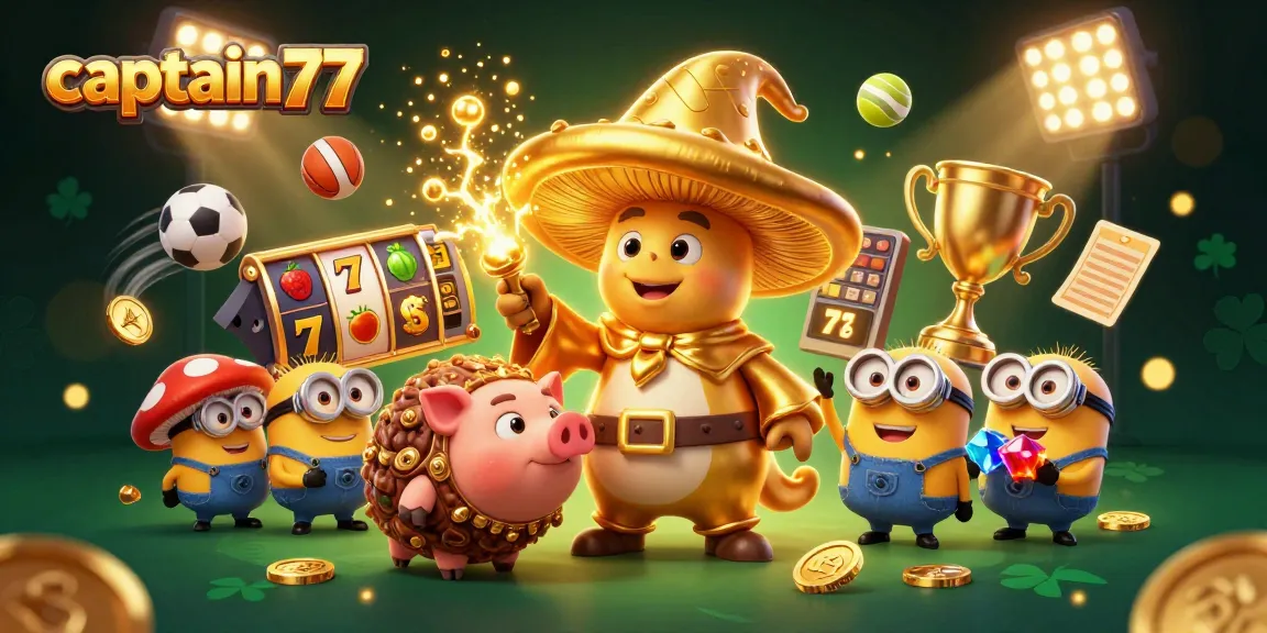 Join the magic of captain77 with enchanting treasure hunts in a vibrant casino setting.