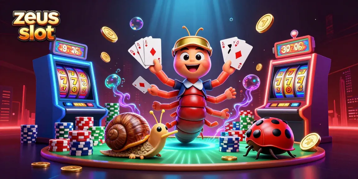 Experience the thrill of zeus slot with vibrant characters, dynamic slot reels, and a captivating casino atmosphere.