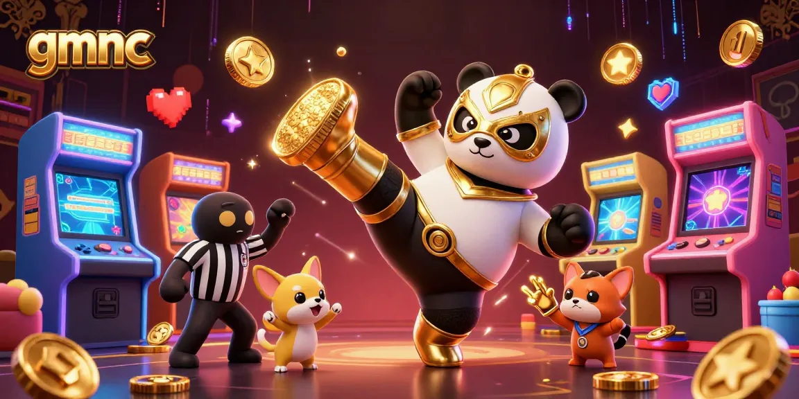 gmnc showcases an electrifying casino scene with cartoon characters and vibrant elements.