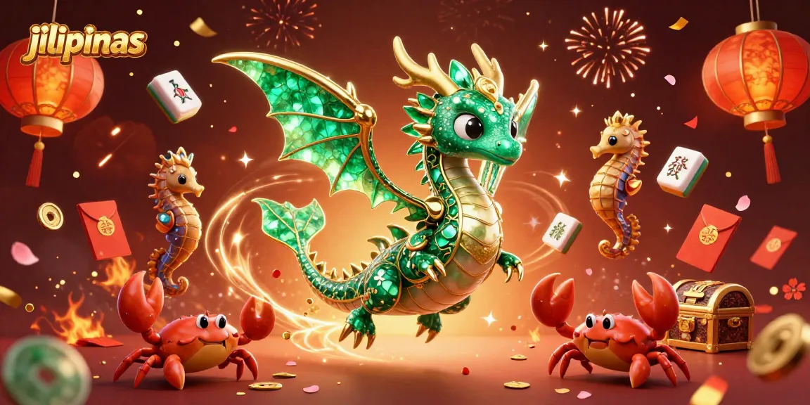 Experience thrilling gaming action with Jilipinas' vibrant online casino illustration featuring festive elements.
