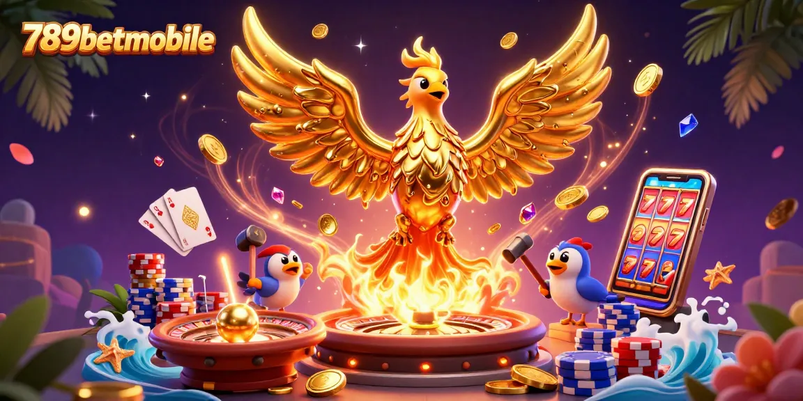 Experience thrilling wins with 789betmobile at the vibrant casino scene filled with golden riches and games.