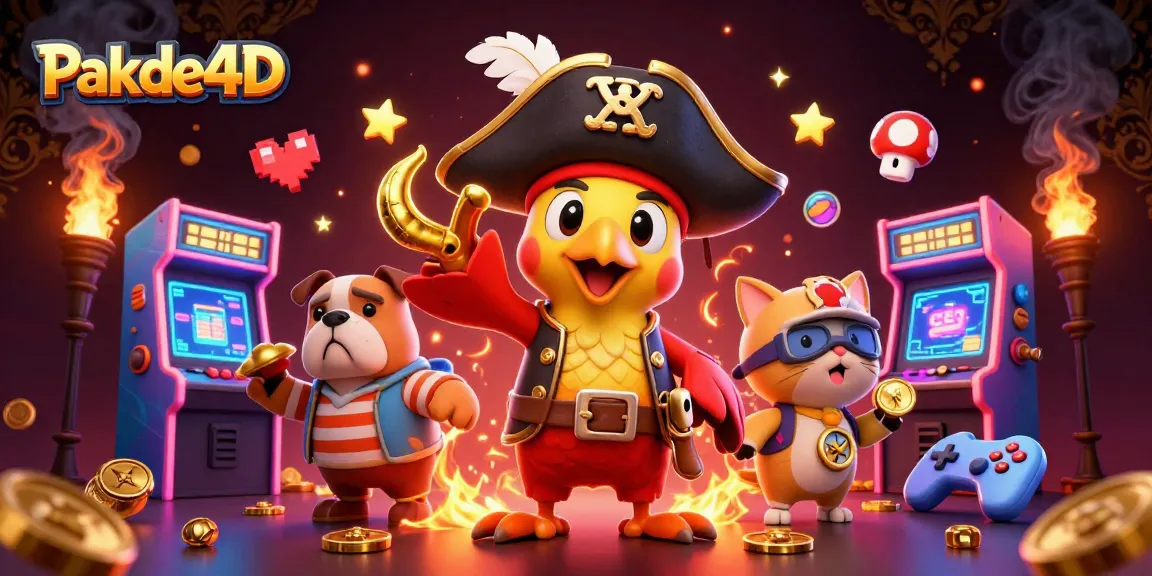 Engage with exciting Pakde4D online lottery gameplay featuring immersive characters and vibrant casino elements.