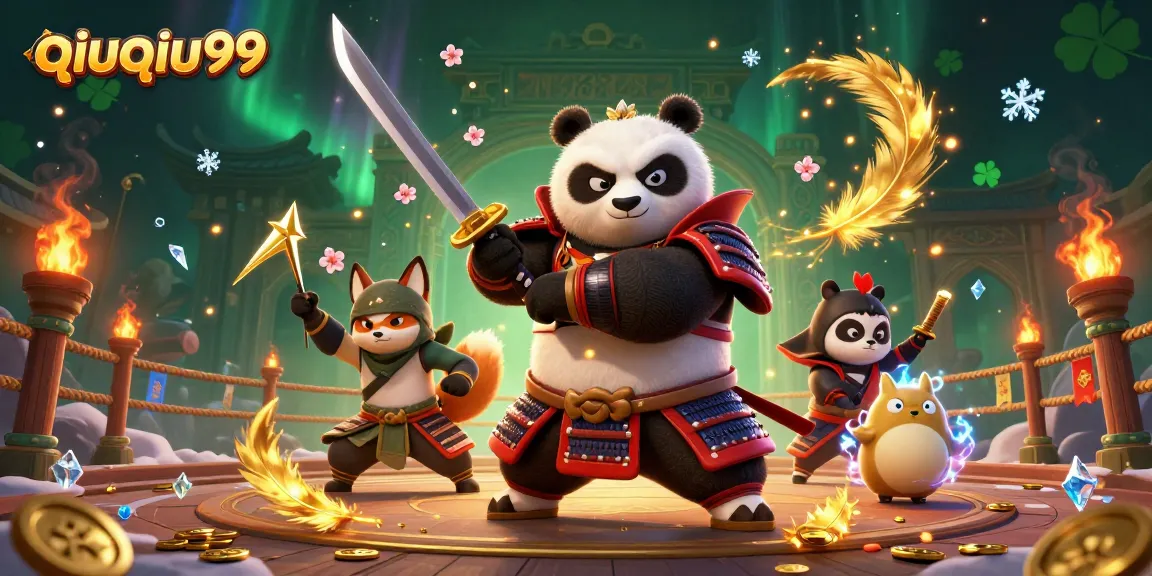 Experience the excitement of qiuqiu99 with a captivating casino scene featuring dynamic characters and vibrant visuals.