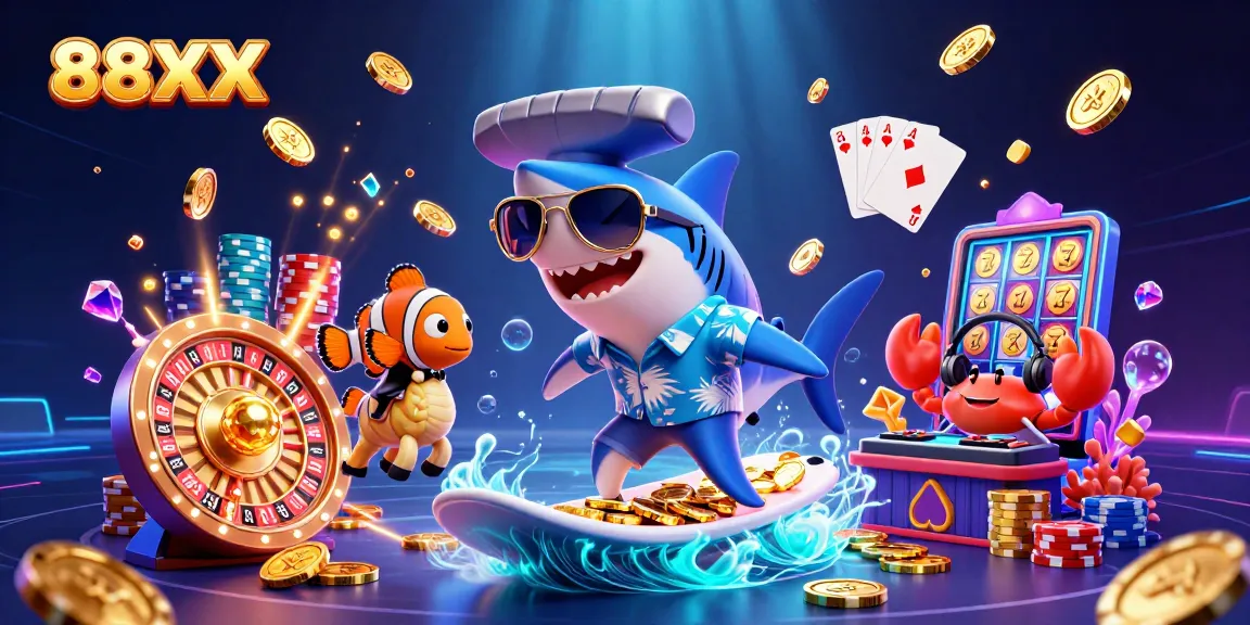 Experience thrilling gameplay at 88XX with a vibrant casino world of 3D characters and dynamic action.