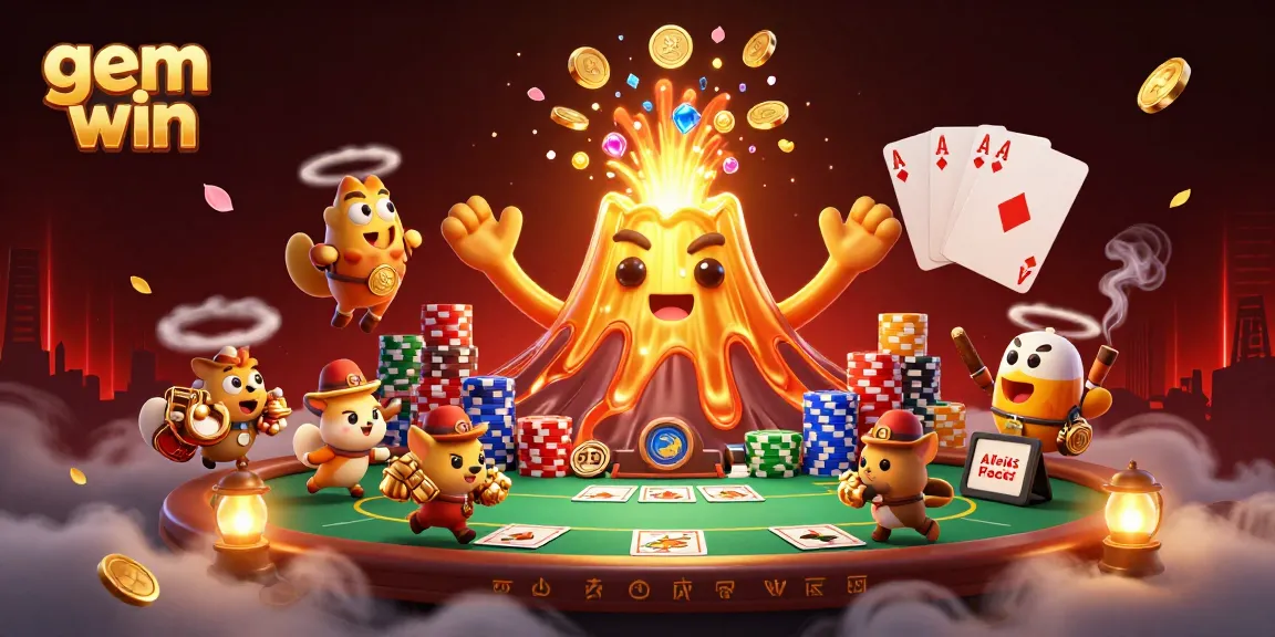 Win big at gem win online with thrilling poker action and vibrant casino elements!