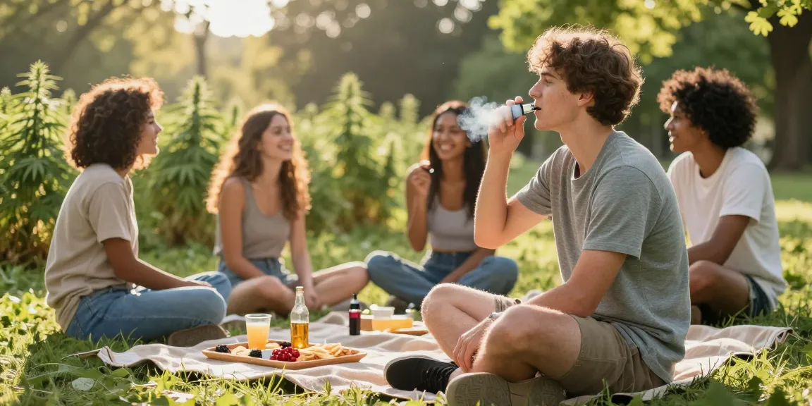 The legal age to vape in Cyprus ensures safe enjoyment of high-quality CBD products in a natural outdoor setting.