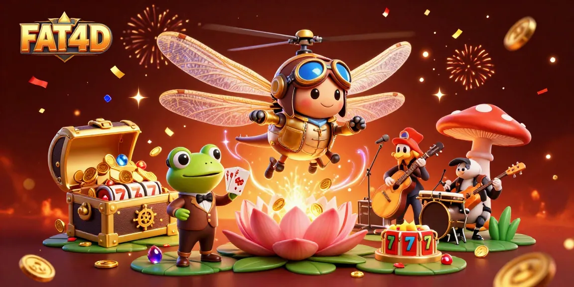FAT4D brings excitement to life with vibrant casino-themed characters and dynamic gaming elements.