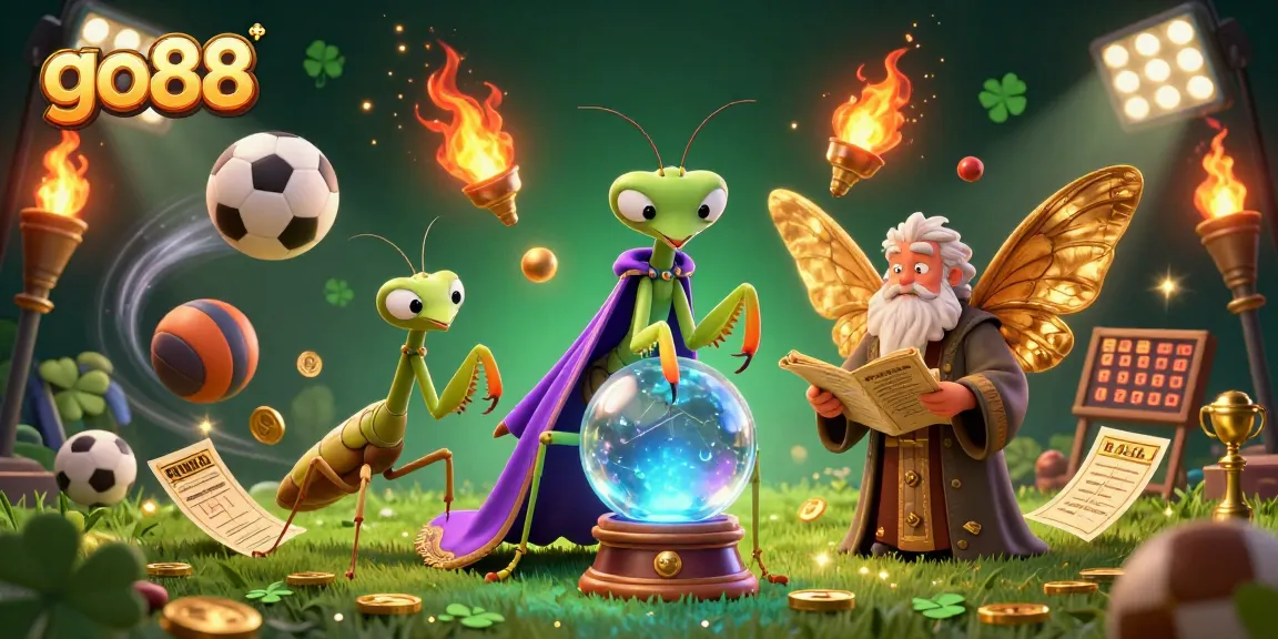 Engage with go88's vibrant gaming scene featuring mystical characters and dynamic sports elements.