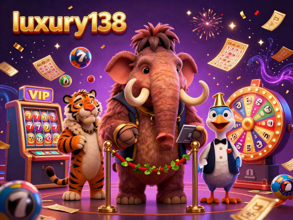 Enjoy exciting gambling experiences at luxury138 with lively characters and vibrant casino elements.