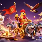 Engage with suneo4d's thrilling gaming world featuring golden coins and vibrant characters.