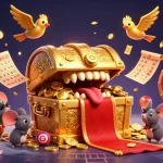 KP88 showcases an engaging 3D casino scene filled with lottery elements, attracting players with vibrant visuals.