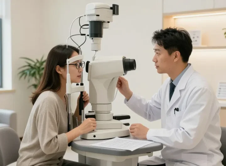 Patient consultation at SNU Eye Clinic for advanced eye care and surgery in snuseoul.