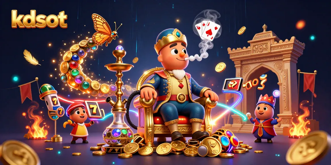 Engage in thrilling gameplay with kdslot and discover vibrant casino elements in a dynamic scene.