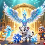 Experience thrilling excitement with 7m as animated characters interact with sparkling casino treasures.