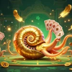 Experience the thrill of gambling and winning with Tải Sunwin's vibrant casino scene featuring a giant nautilus and glowing companions.