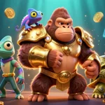 Engage with haywin's thrilling 3D casino adventure featuring vibrant characters and crypto elements.