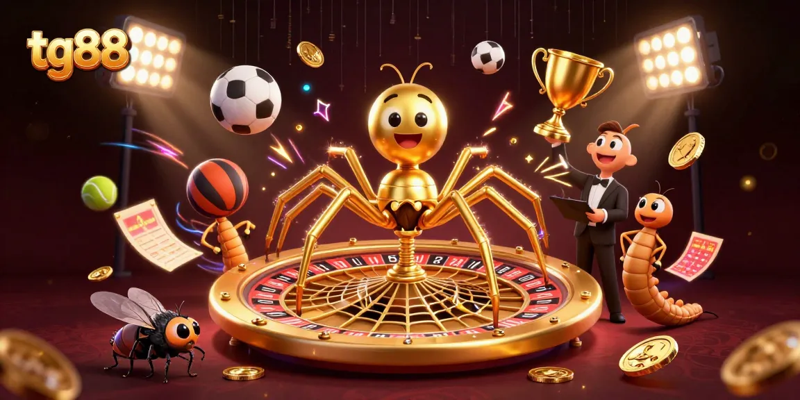 Experience thrilling bets and excitement at tg88, illustrated with a dynamic casino scene.