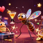 Engage with iwin's vibrant casino universe, featuring a fun mascot and exhilarating gaming elements.