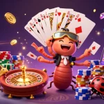 Join the excitement at Go88 with vibrant characters and casino elements in a stunning 3D illustration.