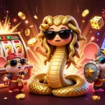 Experience excitement with situs togel terpercaya featuring Medusa, a warrior mouse, and slot machines.