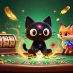 Experience the excitement of fokus777 with a cosmic casino scene featuring vibrant characters and dynamic elements.