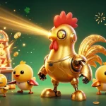 Engage with the sun-themed slot adventure enjoying a golden jackpot explosion in this vibrant 3D scene.