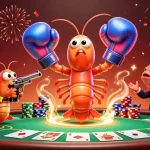 Experience thrilling moments at superbaji online casino with colorful poker elements and dynamic characters.