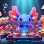 Spin the reels at 58win with a vibrant underwater casino party featuring lively characters.