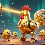 Engage with the thrilling 纸飞机 online gaming experience featuring a retro-futuristic rooster robot.