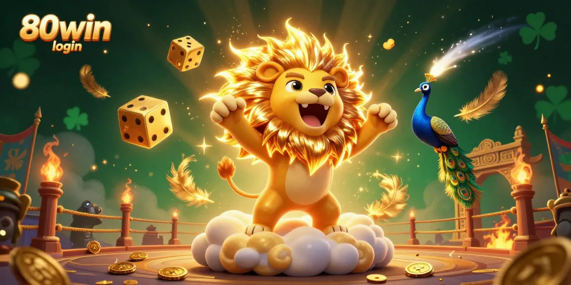 Experience thrilling gaming excitement with 80win login, featuring vibrant casino characters and elements.